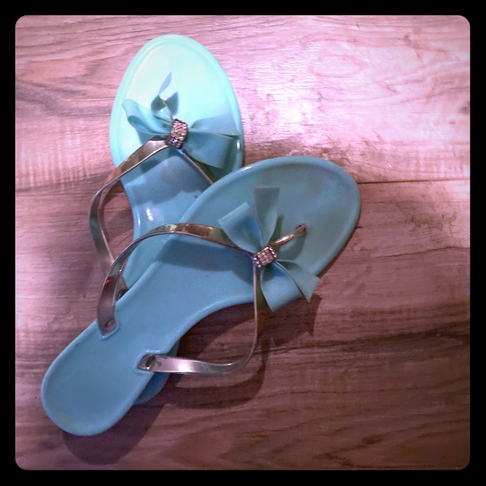 Jelly style flip flops
